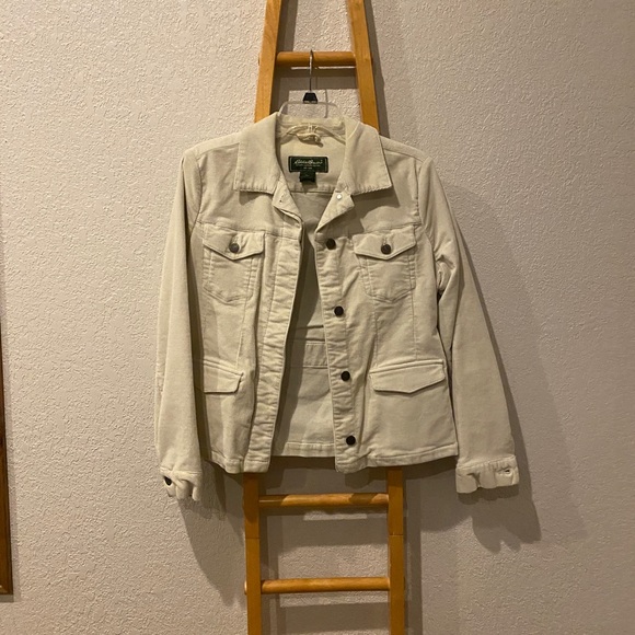 Corduroy white jacket - Picture 1 of 5
